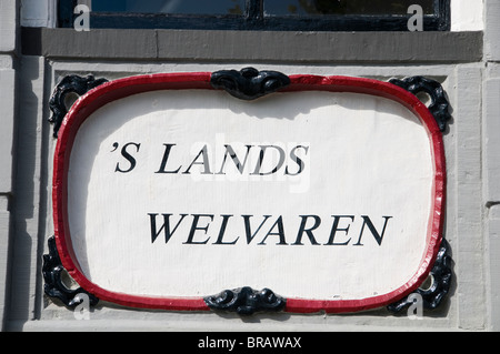 Friesland Hindeloopen old fishing fish Town IJsselmeer Fryslan Netherlands Stock Photo