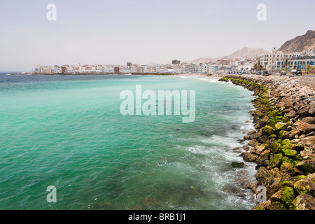 Al Mukalla, the capital of Hadramaut Province, Yemen Stock Photo