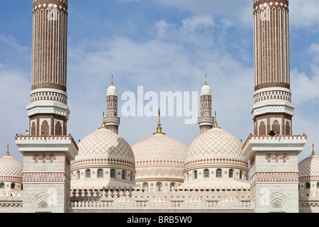 The Al-Saleh (President's) Mosque, Sana'a, Yemen Stock Photo