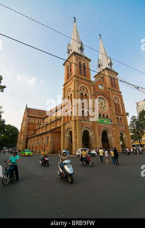 Notre Dame Cathedral, Ho Chi Minh City (Saigon), Vietnam, Indochina, Southeast Asia, Asia Stock Photo