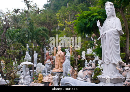 Marble artwork for sale, Marble mountain, Vietnam, Indochina, Southeast Asia, Asia Stock Photo