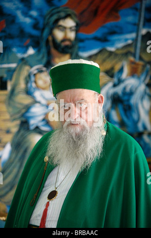 Bektachi leader Haxhi Dede Reshat Bardhi, Tirana, Albania Stock Photo