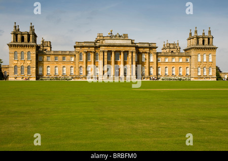 The South facade of Blenheim Palace in autumn sunshine. Stock Photo