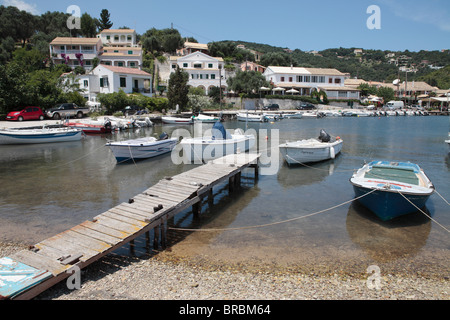 Agios Stefanos Corfu Greece Stock Photo