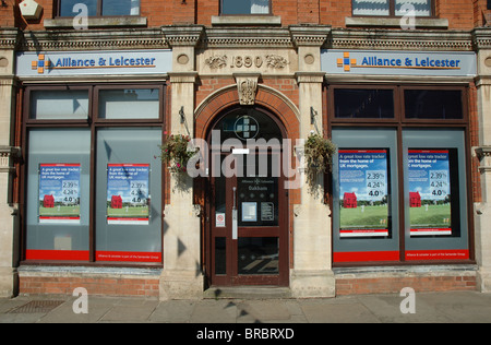 Alliance & Leicester, now Santander, Oakham, Rutland, England, UK Stock Photo