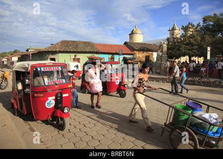 Diriomo, witchcraft capital of the Meseta and one of the Los Pueblos Blancos, Nicaragua, Central America Stock Photo