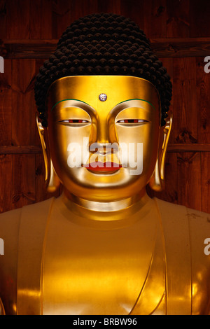 Amitabha Buddha, Main Hall, Jogyesa temple, Seoul, South Korea Stock Photo