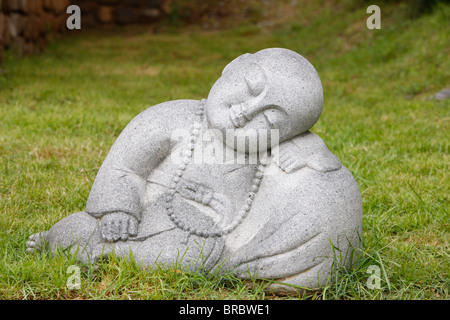 Sleeping Buddha, Bongeunsa temple, Seoul, South Korea Stock Photo