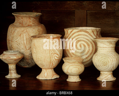 chiang prehistoric ban pottery museum bangkok thailand pakkad suan alamy similar