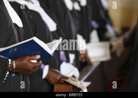 Presbyterian Evangelical church in Lome, Togo, West Africa Stock Photo