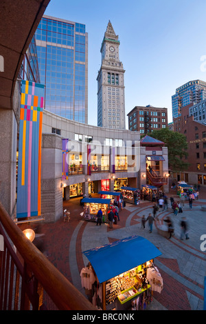 Quincy Market, Boston, Massachusetts, New England, USA Stock Photo