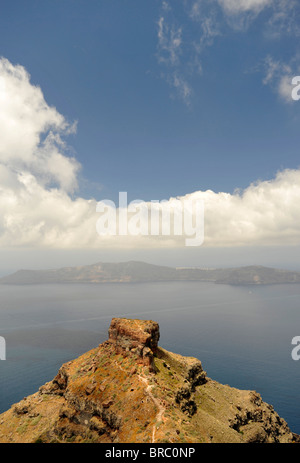Strange rock formation on the Greek Island of Santorini Stock Photo - Alamy