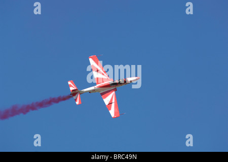 The RAF Red Arrows aerobatics display team Stock Photo