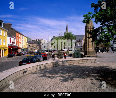 Diamond, Donegal, Co Donegal, Ireland; Town Square Stock Photo