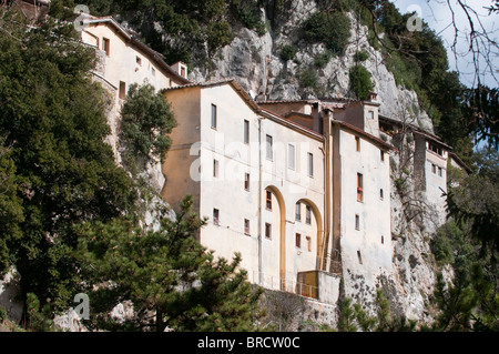 Franciscan sanctuary of Greccio, Greccio, Rieti, Lazio (Latium), Italy, Europe. Stock Photo