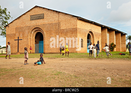 Cathédrale Saint Pierre Claver, Ouesso, Republic of Congo, Africa Stock Photo