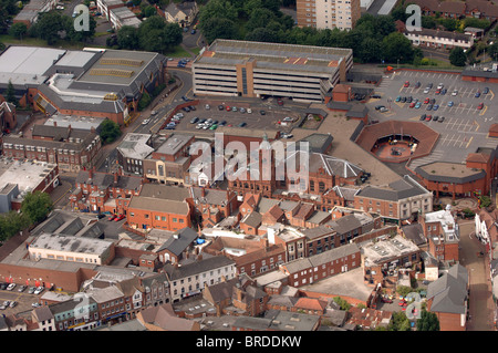 Aerial view of Stourbridge West Midlands England Uk Stock Photo