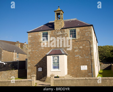 Kirk building, Scalloway, Shetland Islands, Scotland Stock Photo