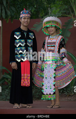 Hmong Wedding Clothes Stock Photo