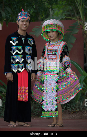 Hmong Wedding Clothes Stock Photo