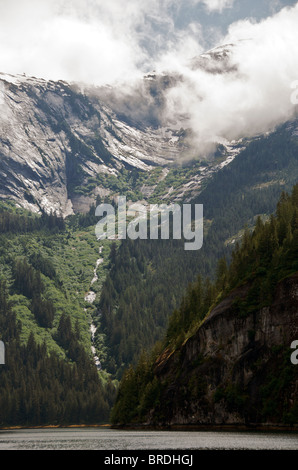 Rudyerd Bay Misty Fjords National Monument and Wilderness near Ketchikan Inside Passage Alaska USA Stock Photo