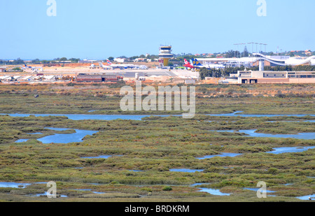 Faro airport, Portugal Stock Photo