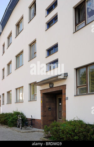 Weisse Stadt, White City, Berlin Modernist Housing Estates, UNESCO World Heritage Site, Reinickendorf, Berlin, Germany, Europe. Stock Photo