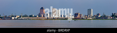 Skyline of Kinshasa, Democratic Republic of Congo, Africa Stock Photo