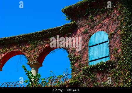 Paseo Nuevo mall arches, Santa Barbara Stock Photo