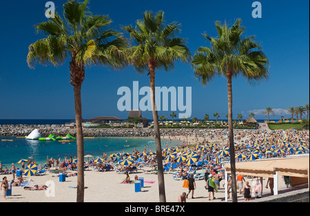 Playa Amadores in Puerto Rico, Gran Canaria, Canary Islands, Spain Stock Photo