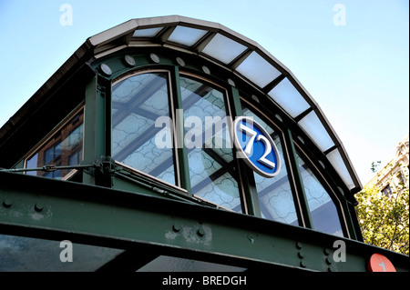 West 72nd Street Subway Station, Close Up, New York, NY, USA Stock Photo