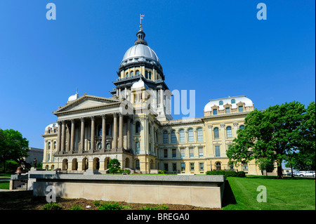 Illinois State Capitol Building Springfield Illinois Stock Photo
