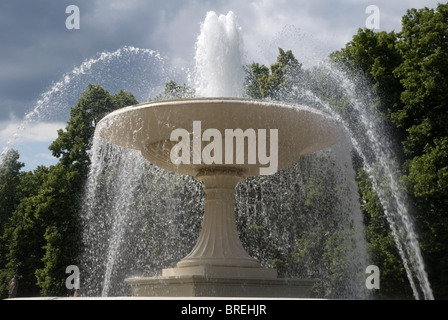 big fountain in the park Stock Photo