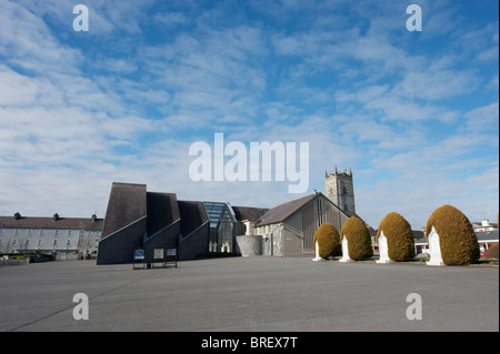 Knock Parish Church and Apparition Chapel, Knock, Co. Mayo, Ireland Stock Photo