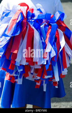 Independence day celebrations Ciudad Colon Central Valley Costa Rica Stock Photo
