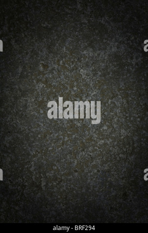 Dark gray grungy background with rough texture and vignetting Stock Photo