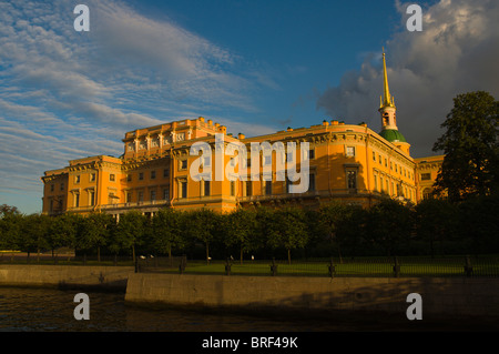 Mikhailovsky Palace at Mihailovsky gardens central St Petersburg Russia Europe Stock Photo