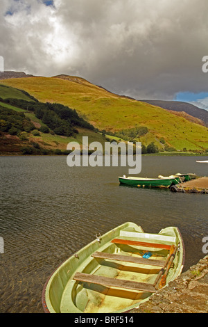 Talyllyn Lake, Gwynedd, Wales - Snowdonia. Aka Tal-y-Llyn Lake or Llyn Mwyngil Stock Photo