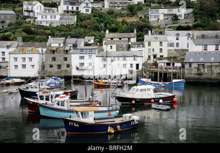 Harbour, Polperro, Cornwall, South England, Great Britain, Europe Stock Photo