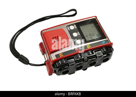 Gas analyzer. Gas analyzer, a device for measuring the concentration of explosive gases. Stock Photo