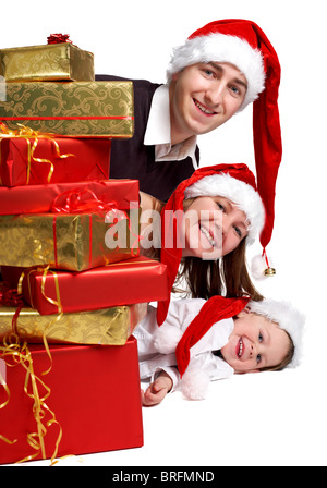 Xmas Family Stock Photo