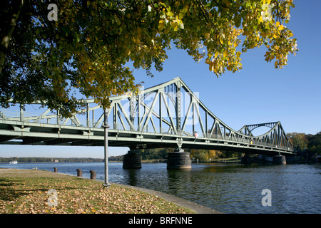 Glienicker Bridge between Berlin and Potsdam, Berlin, Potsdam, Brandenburg, Germany, Europe Stock Photo
