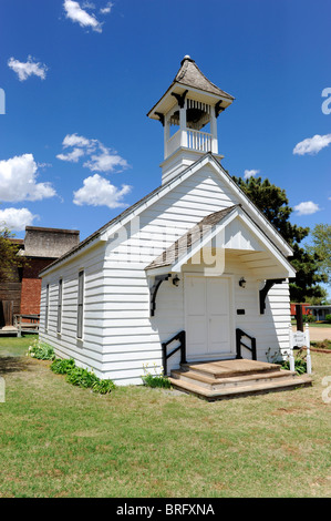 White Prairie Church National Route 66 Museum Elk City Oklahoma Stock Photo