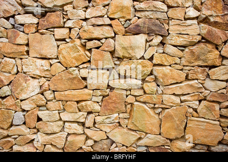 Howth stone,rubble,rubble wall,natural,native Stock Photo