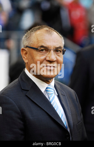 Felix Magath, manager and coach of german Bundesliga football club Schalke 04 Stock Photo