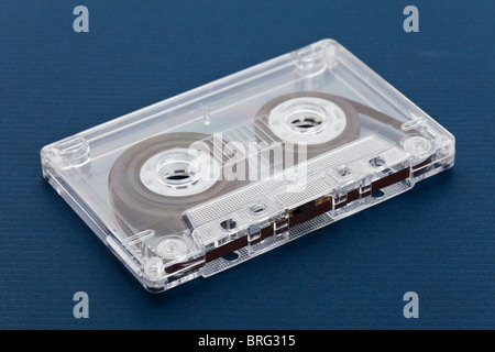 Audio Cassette close up shot Stock Photo