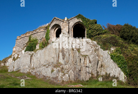 queen adelaides chapel at penlee point near cawsand in cornwall, uk Stock Photo