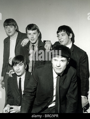 ANIMALS UK pop group with Chas Chandler secondfrom right and Eric Stock ...