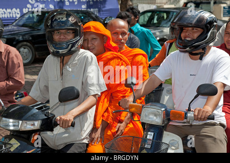 Motorcycle, Phnom Penh, Cambodia Stock Photo