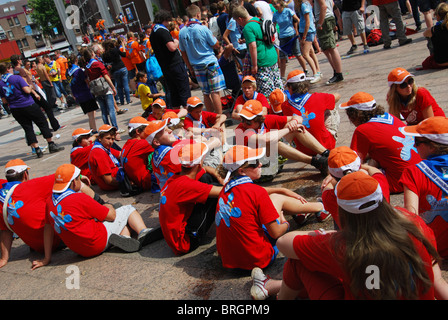 International scouts meeting in Roermond Netherlands, summer 2010 Stock Photo